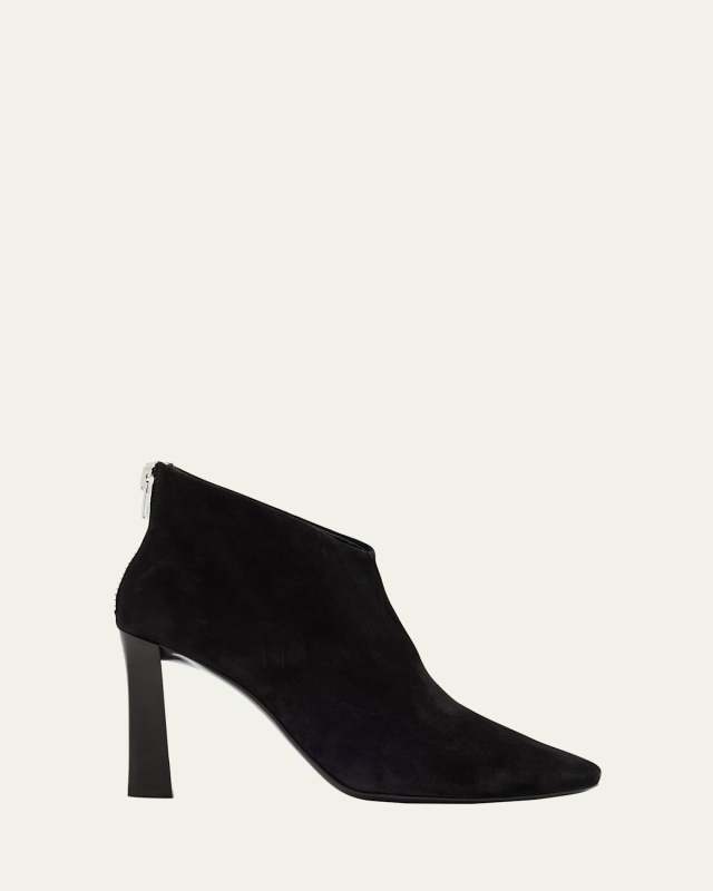 Sensorial Suede Leather Ankle Booties